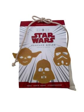 Star Wars Pancake Molds Set - Yoda Darth Vader Stormtrooper